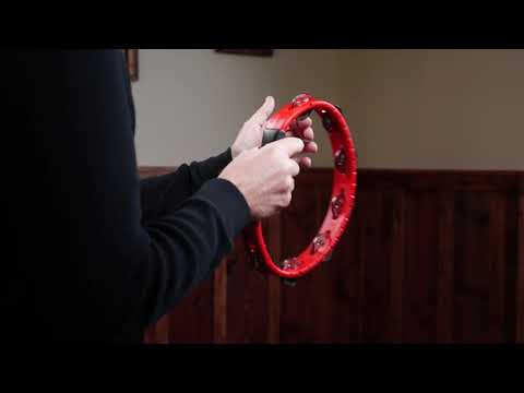 MEINL Percussion Headliner Series Hand Held ABS Tambourine Red