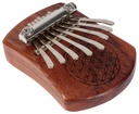 MEINL Sonic Energy 8 Note Kalimba with Flower of Life Carving