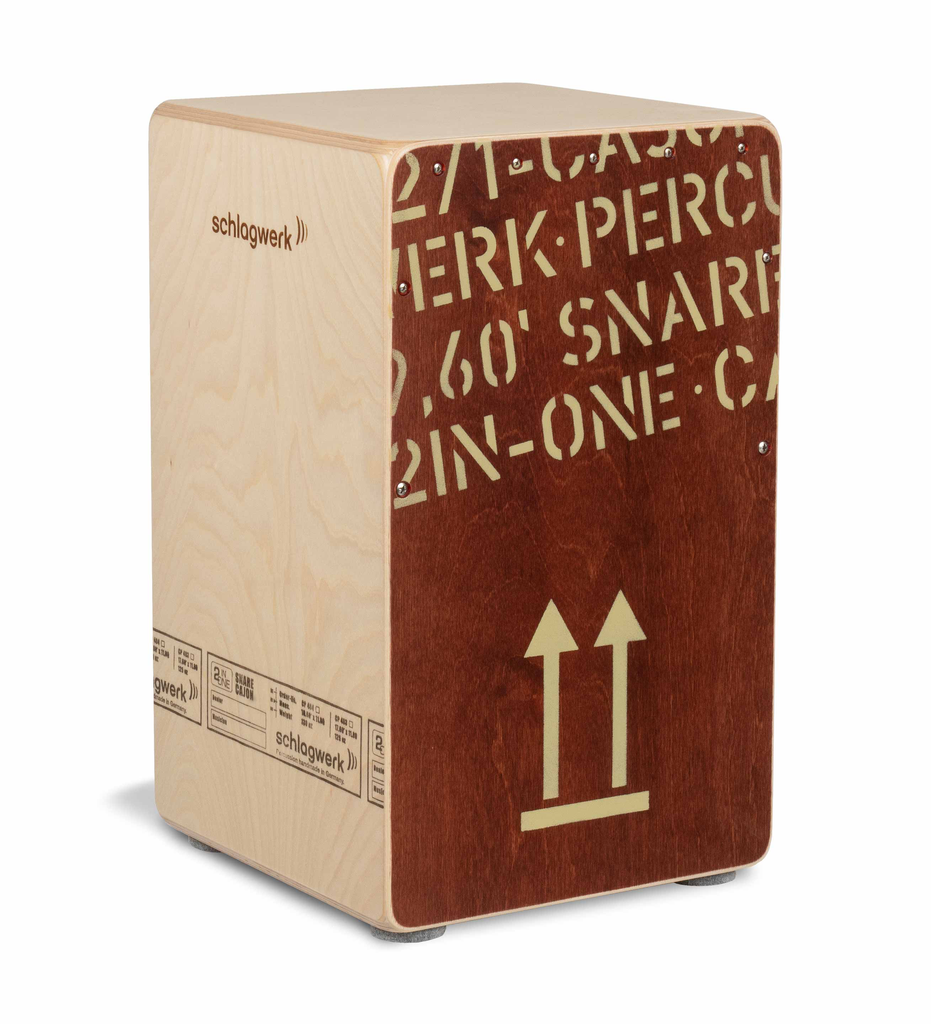 Schlagwerk Cajon 2inone Red Edition