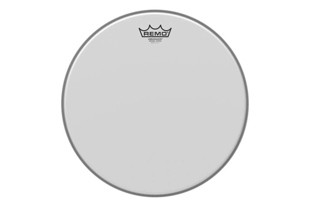 [812700] Remo Ambassador Vintage Coated  14"
