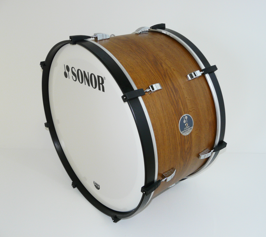 [57140653] Sonor Comfort Line Große Marschtrommel (26" x 14", schwarz)