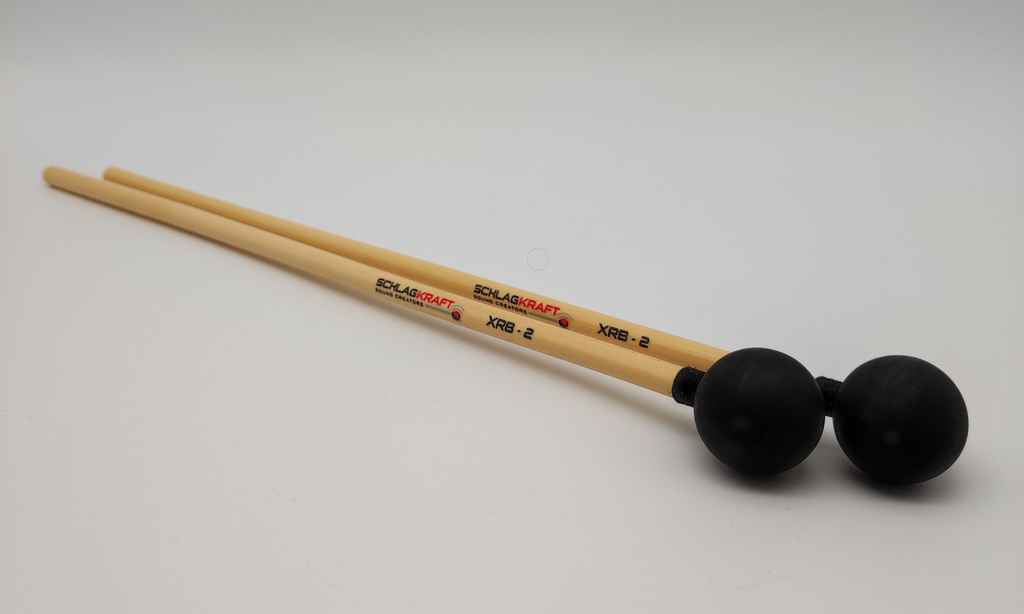 [XRB-2] Schlagkraft Xylophon Mallets Black Rubber XRB-2