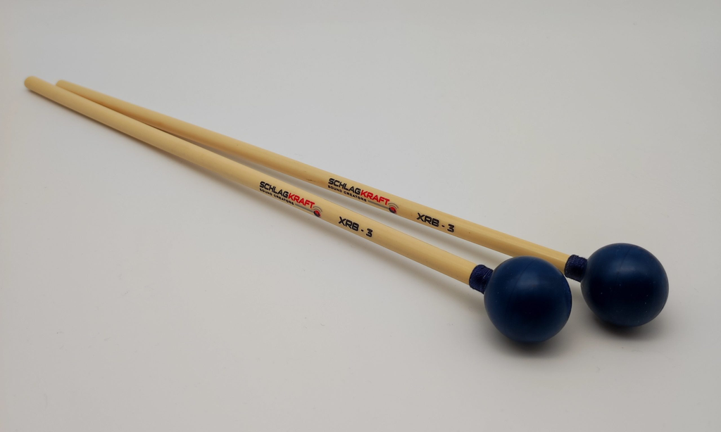 [XRB-3] Schlagkraft Xylophon Mallets Blue Rubber XRB-3