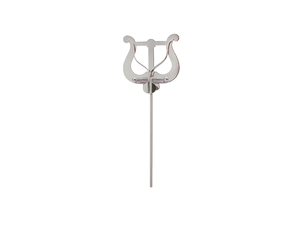 Marschgabel für Trompete, Tenorhorn, Tuba, Trommel vernickelt