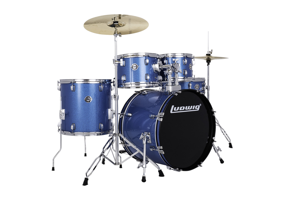 [LC19014DIR] Ludwig Accent Fuse Drum Set (rot)
