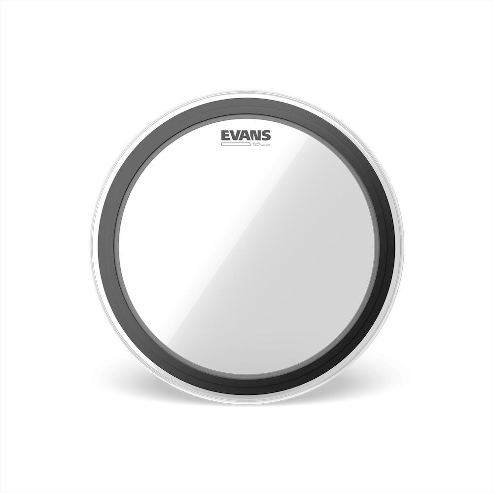 Evans EMAD Heavyweight Clear Bass Drum Fell