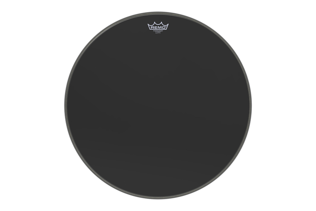 [812858] Remo Powerstroke 3 Ebony Bassdrum Fell (18")
