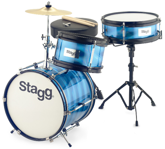 [24129] Stagg Kinderschlagzeug TIM JR 3/12B (rot)