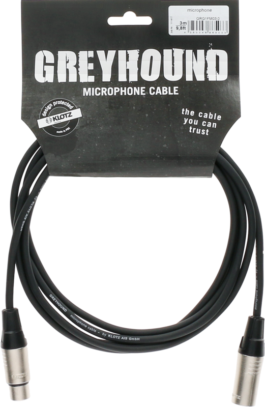 [GRG1FM01.0] Klotz Greyhound Mikrofonkabel (1m)