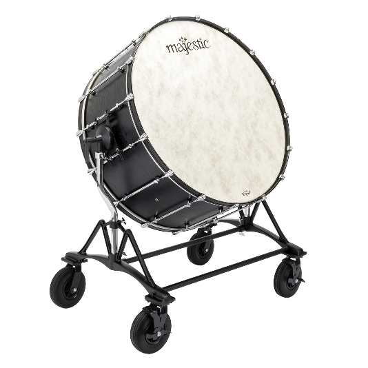 [MJMCB2818] MAJESTIC Große Konzerttrommel Black Series (concert frame, 28", 18")