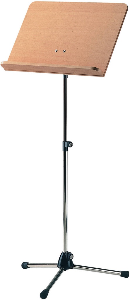 K&M Orchesternotenpult 118/1 Buche chrom