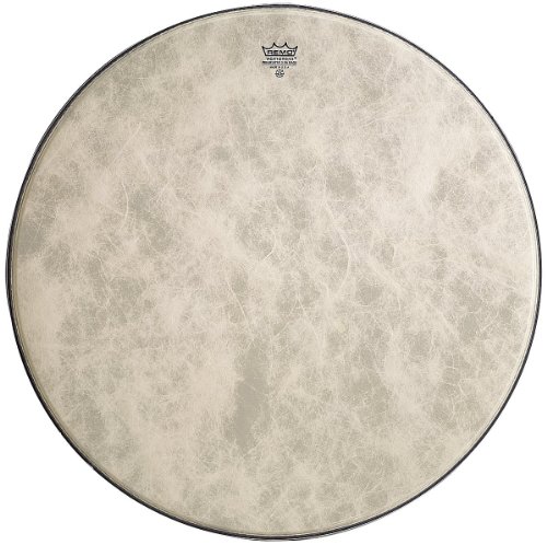 [812944] Remo Ambassador Fiberskyn Bassdrum Fell (34")