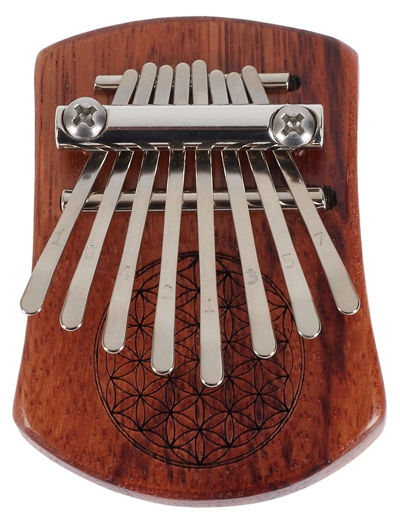[KL802FOL] MEINL Sonic Energy Kalimba 8 Note with Flower of Life Carving