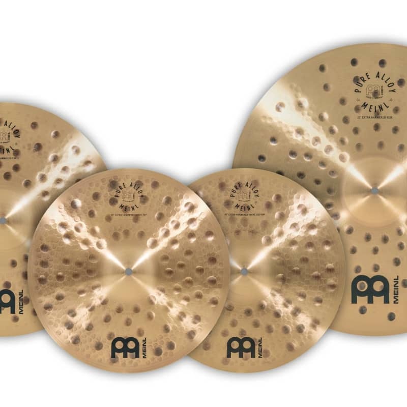 Meinl Pure Alloy Extra Hammered Cymbal Set